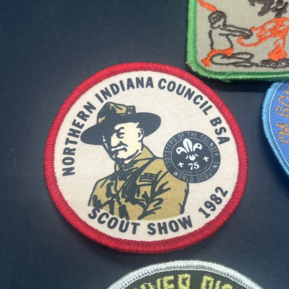 Vintage BSA Boy Scout Patch Lot (5) - 1978 1981 1982 Camporee, Scout Show - Picture 5 of 16